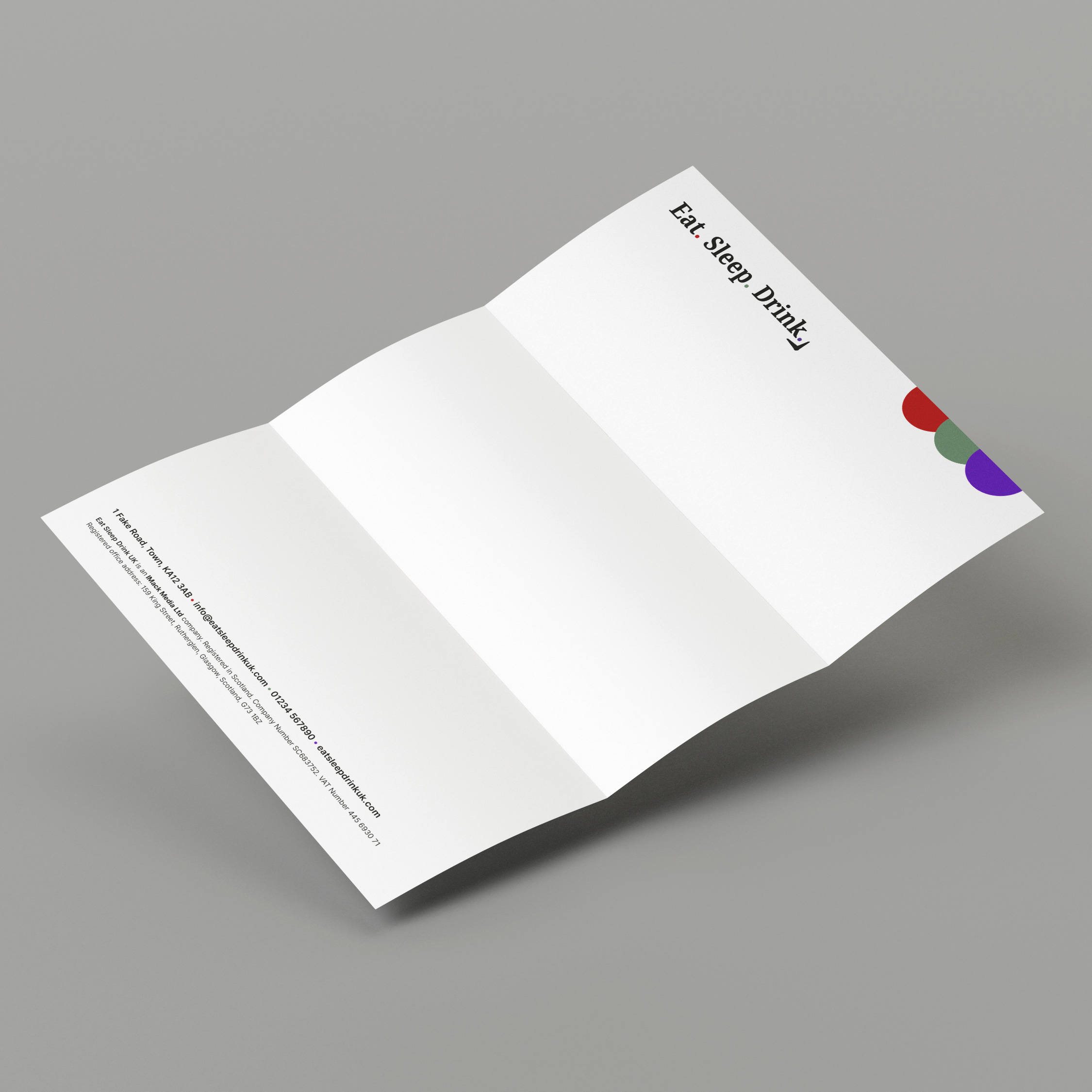 Eat Sleep Drink Letterhead